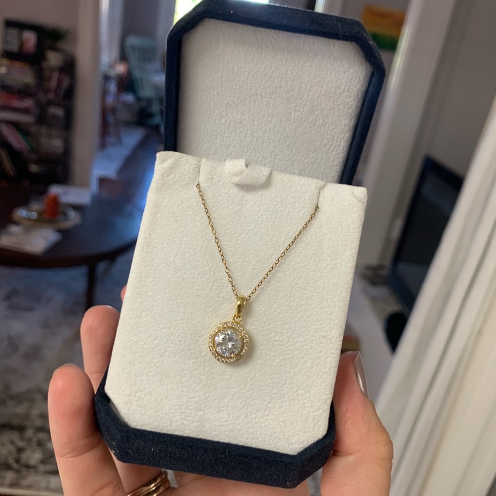 Swarovski gold plated necklace